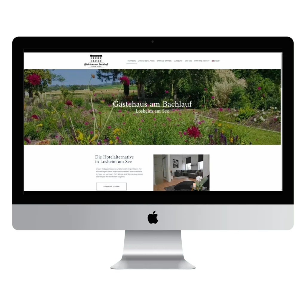 Webdesign für Gasthäuser und Hotels