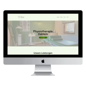 Physiotherapie Dahlem Webseite